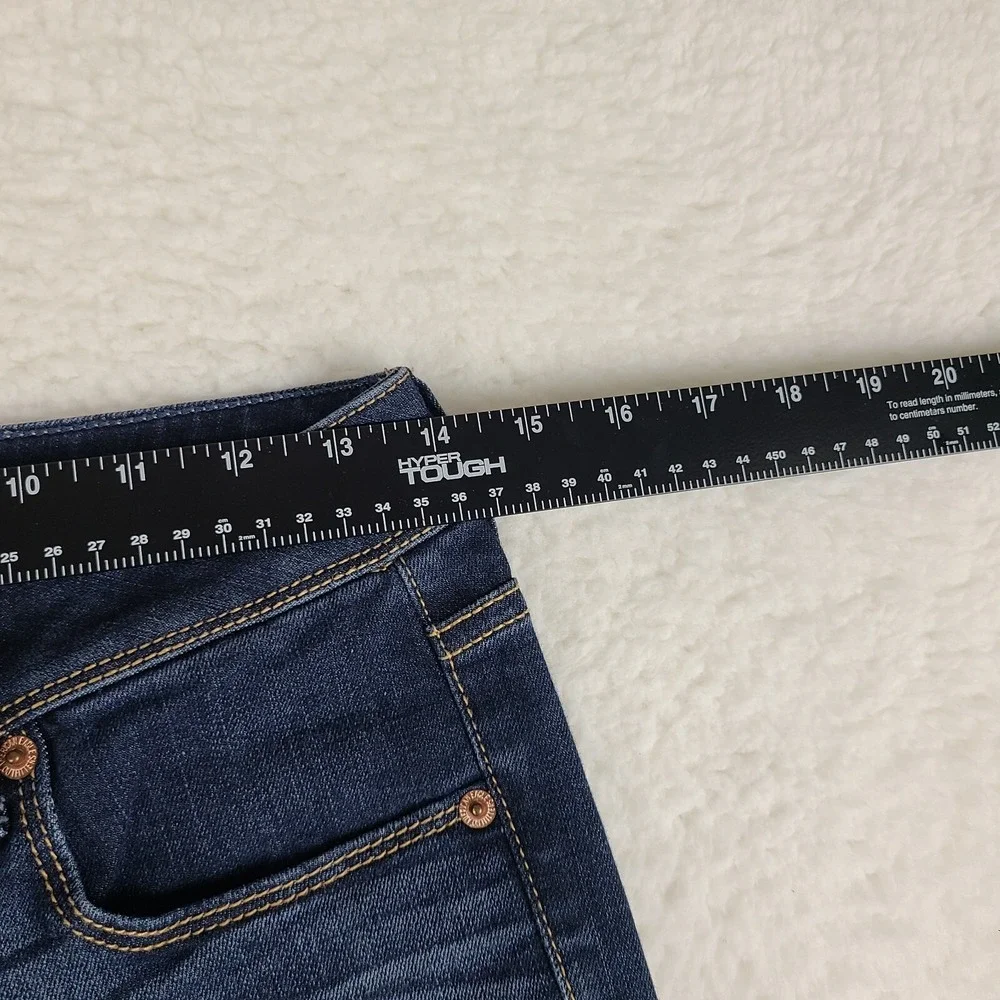 American Eagle Jeans Womens‎ 4 Blue Super Skinny Stretch Dark Wash Denim